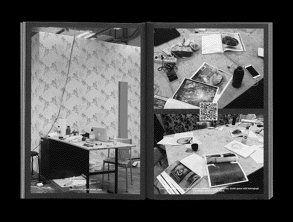 Animation of inside pages, the pages various from spread with pictures in different formats about the Diplma students work as well as text based spread