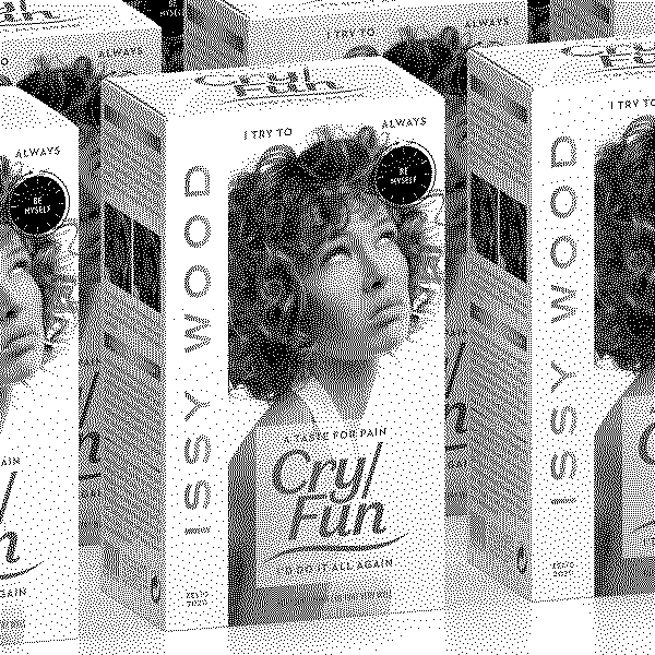 EP titled 'Cryl Fun', featuring a person with curly hair looking upward. The packaging includes text phrases like 'I try to' and 'I'd do it all again'.