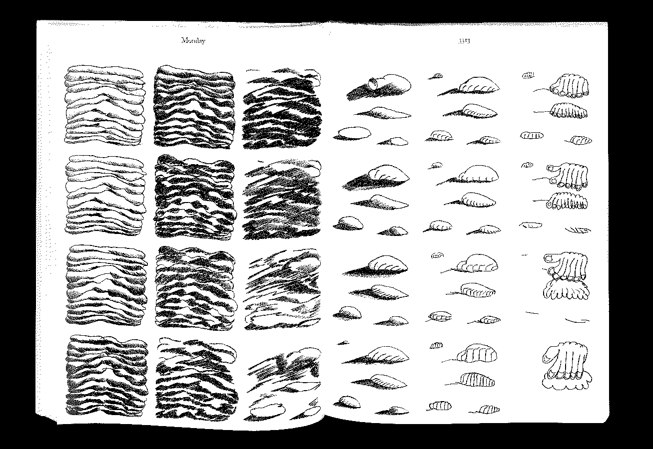 animaiton of inside spread from diffrent volumes
